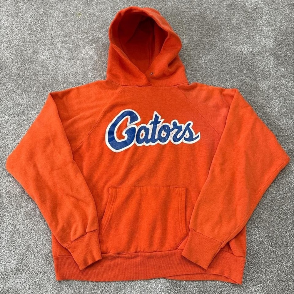 Vintage Florida Gators Downerware Hoodie Large NCAA Made in USA College Sweater